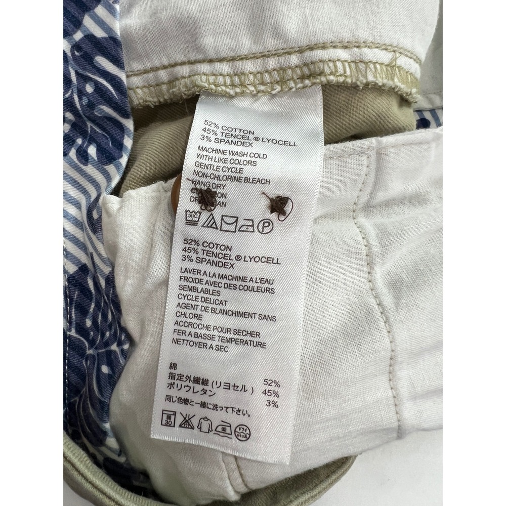 Tommy Bahama Mens Khaki Chino Pants Khaki Tan Straight Fit Size 35x32 Tencel G23 - Picture 5 of 16